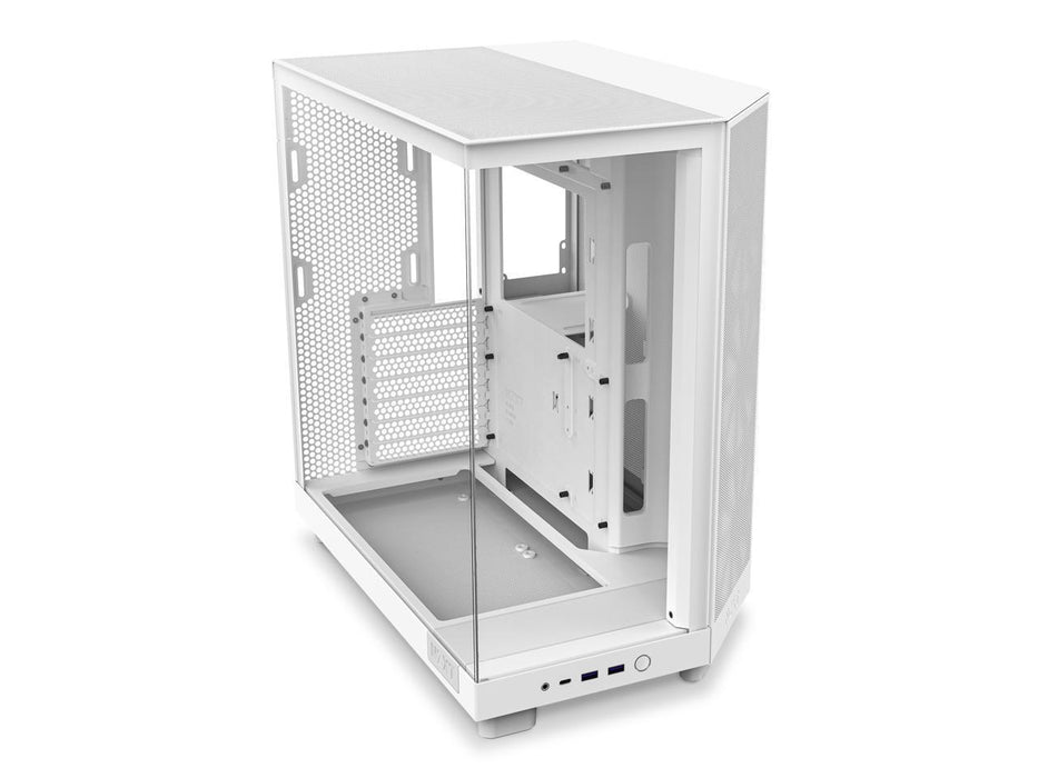NZXT H6 Flow Matte White Case - Middle Tower