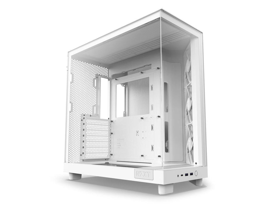 NZXT H6 Flow Matte White Case - Middle Tower