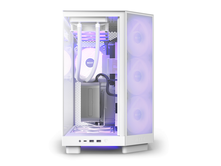 NZXT H6 Flow RGB Matte White Case - Middle Tower