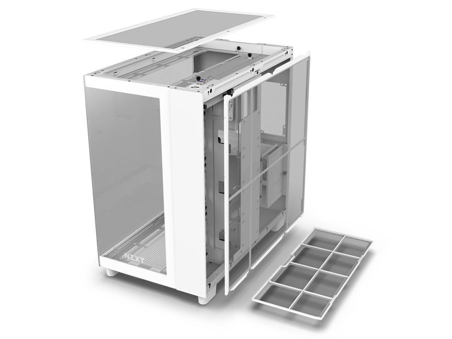 NZXT H9 Flow Matte White Case