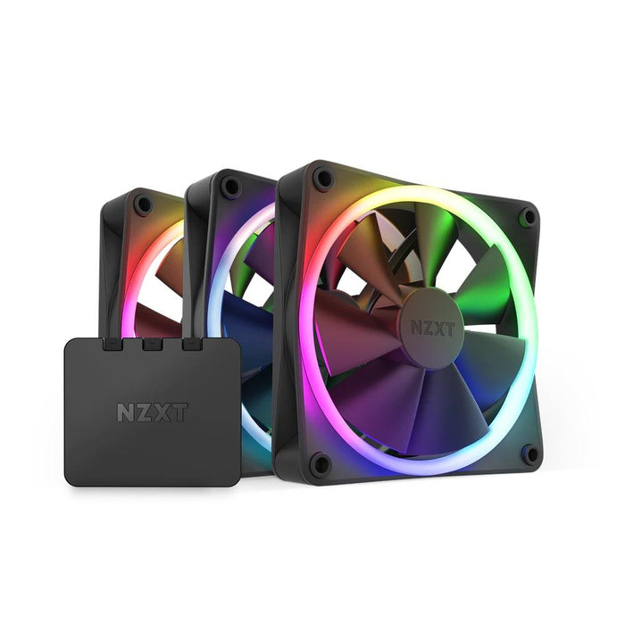 Set of fans NZXT F120 RGB Black 3 pieces and NZXT RGB controller