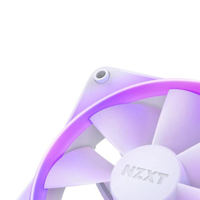 Set of fans NZXT F120 RGB White 3 pieces and NZXT RGB controller