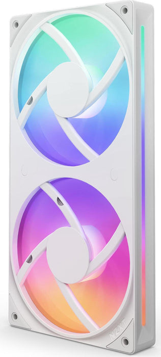 NZXT F240 White RGB Core Fan Kit