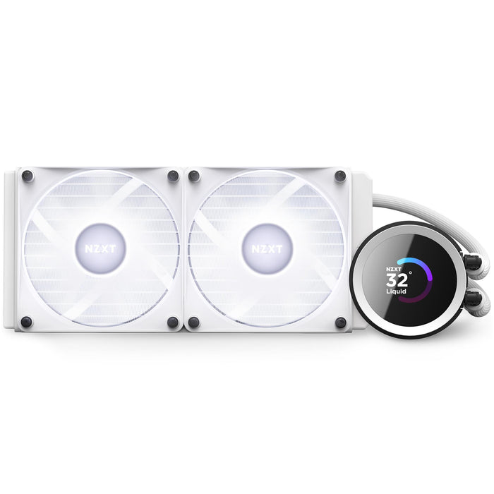 CPU Cooler NZXT Kraken 240 RGB White, LCD Display