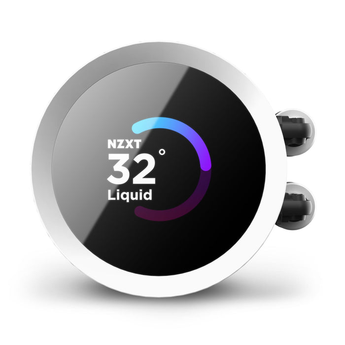 CPU Cooler NZXT Kraken 280 RGB White, LCD Display