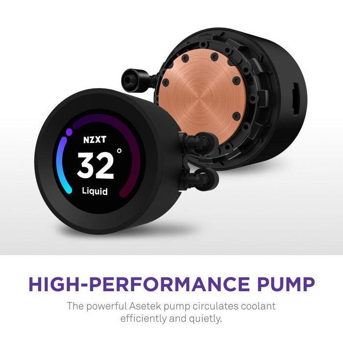 CPU Cooler NZXT Kraken Elite RGB 280 Black, Customizable LCD Display