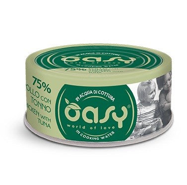 OASY More Love Chicken with tuna - wet cat food - 70g