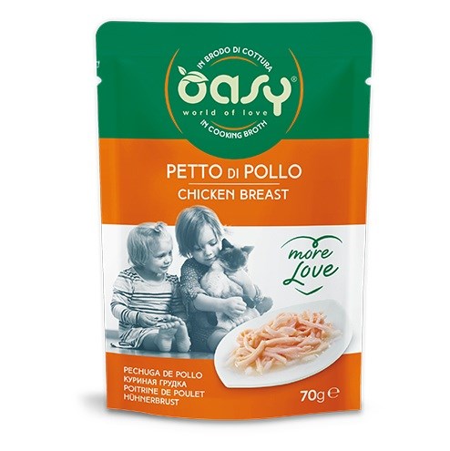 OASY More Love Chicken breast - wet cat food - 70g