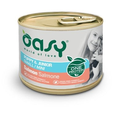 OASY One Protein Puppy & Junior Small/Mini Salmon - wet dog food - 200g