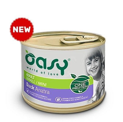 OASY One Protein Adult Small/Mini Duck - wet dog food - 200g