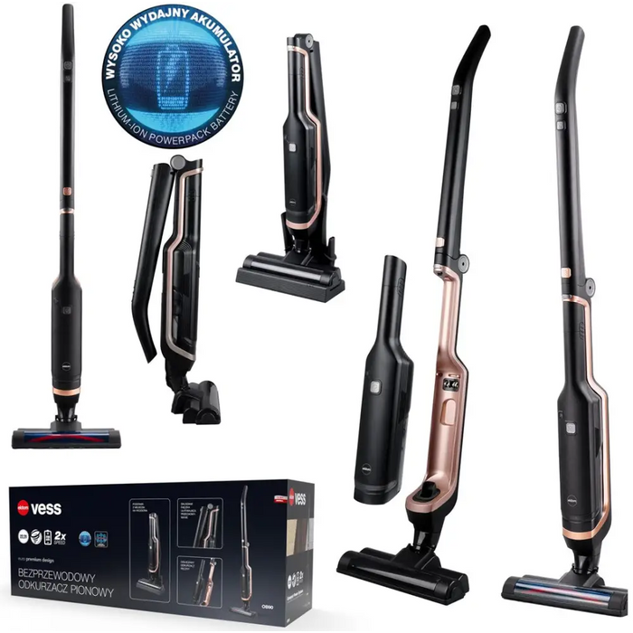 OB90 ELDOM VESS upright vacuum cleaner cordless electric brush - Vacuum cleanersAGD-ODK<<<Home Appliance