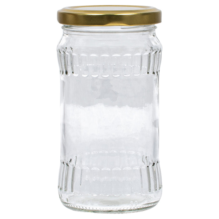 JAR WITH CAP 314 ML STACK 4 PCS OBERON