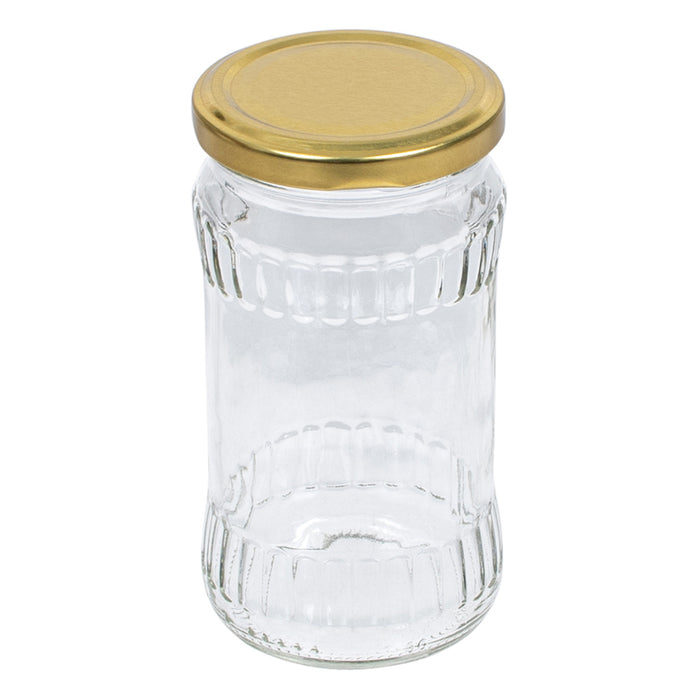 JAR WITH CAP 314 ML STACK 4 PCS OBERON