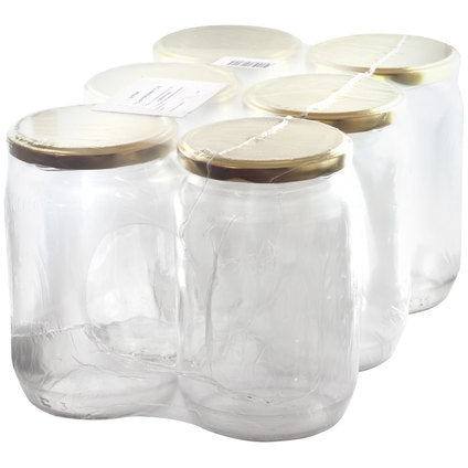 JAR WITH CAP 0.720L. 6 COUNT OBERON STACK