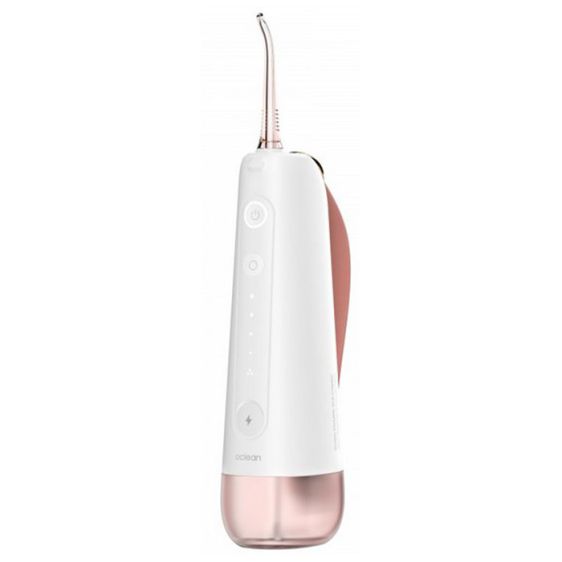 Oclean W10 dental irrigator, 5 modes, 2 nozzles, 200 ml, 1400 pulses per minute, IPX7, Pink