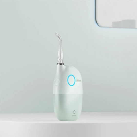 Oclean AirPump A10 dental irrigator, 3 modes, 2 nozzles, 40 days autonomy, IPX7, Green