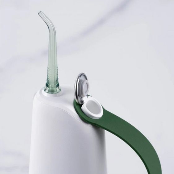 Oclean W10 dental irrigator, 5 modes, 2 nozzles, 200 ml, 1400 pulses per minute, IPX7, Green