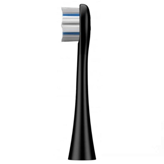 Set of 6 replacement heads for Oclean Delicate Care Electric Toothbrush, Soft, Black