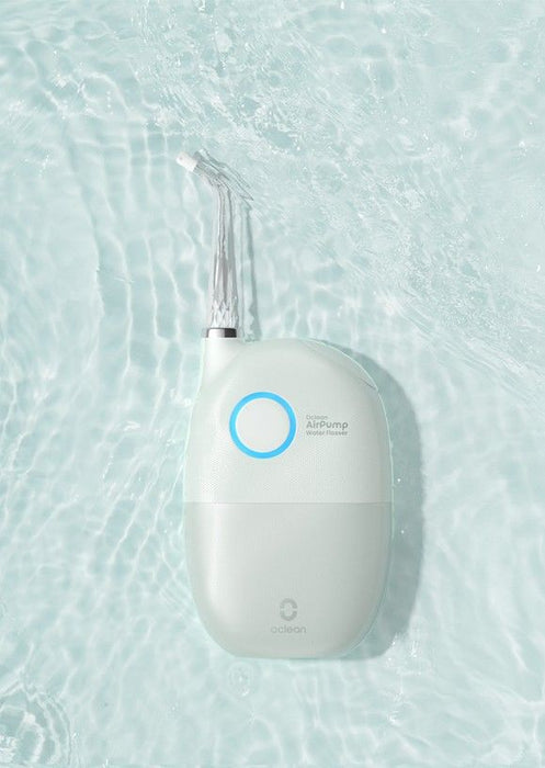 Oclean AirPump A10 dental irrigator, 3 modes, 2 nozzles, 40 days autonomy, IPX7, Green