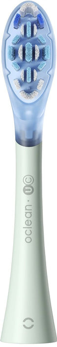 Set of 2 replacement heads for electric toothbrush Oclean Ultra Clean Brush Head, Hard, Green