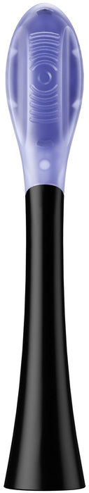 Set of 2 replacement heads for Oclean Ultra White electric toothbrush, Hard, Black