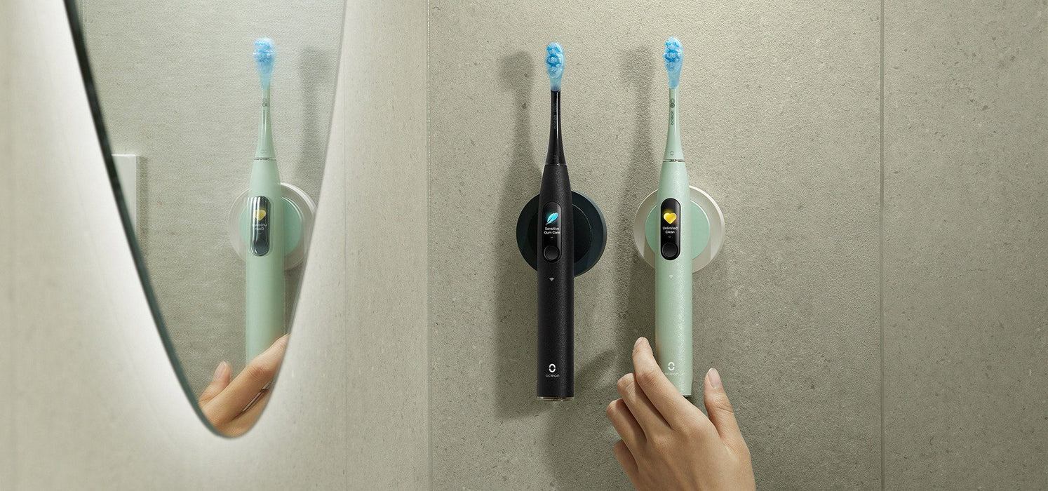 Electric toothbrush Oclean X Ultra 20, AI voice assistant, 84000 rpm, Wi-Fi, Bluetooth, Green