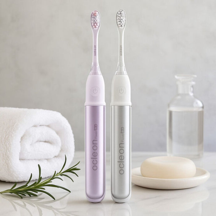 Electric toothbrush Oclean X Ease Pro, 2.5W, 72000 rpm, 5 modes, Timer, 90 days autonomy, Silver
