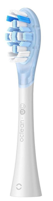 Set of 2 replacement heads for Oclean Ultra Clean electric toothbrush, Hard, White