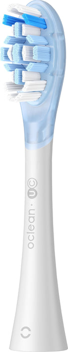 Set of 6 replacement heads for Oclean Ultra Clean electric toothbrush, Hard, White