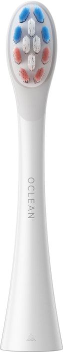 Set of 6 replacement heads for Oclean Delicate Care Electric Toothbrush, Soft, White