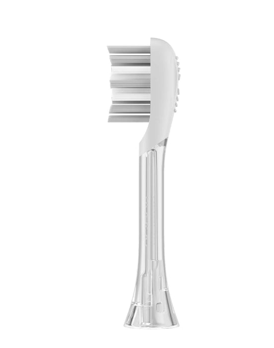 Set of 2 replacement toothbrush heads for Oclean Easy Clean P1K3, Hard, Silver