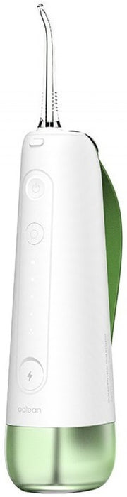 Oclean W10 dental irrigator, 5 modes, 2 nozzles, 200 ml, 1400 pulses per minute, IPX7, Green