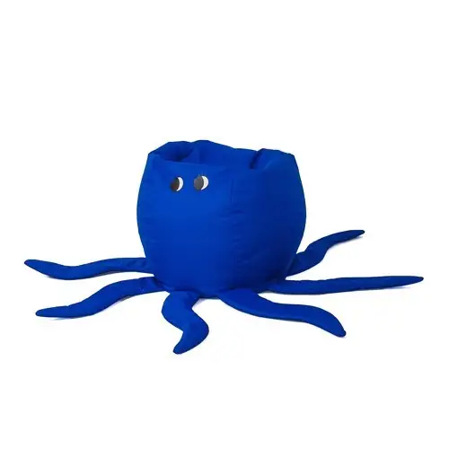 Octopus blue Sako bag pouffe L 80 x 80 cm - Poufs for children/youthPUF-DZI<<<Poufs and footrestsPUF<<<ActionPL