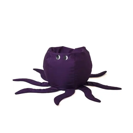 Octopus Sako bag pouffe purple L 80 x 80 cm - Poufs for children/youthPUF-DZI<<<Poufs and footrestsPUF<<<ActionPL