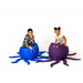 Octopus Sako bag pouffe purple L 80 x 80 cm - Poufs for children/youthPUF-DZI<<<Poufs and footrestsPUF<<<ActionPL