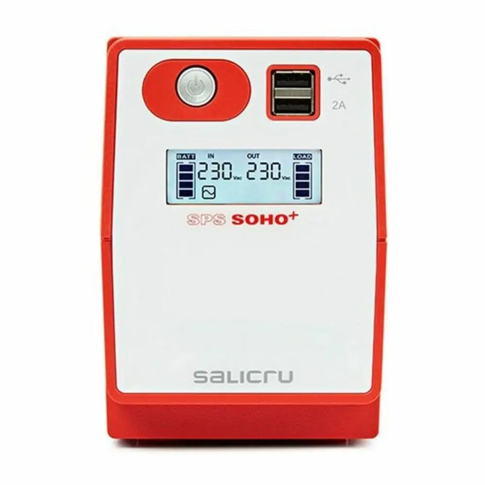 Off Line Uninterruptible Power Supply System UPS Salicru SPS 650 SOHO+ 650 W 360 W 650W - Електроника Периферни и