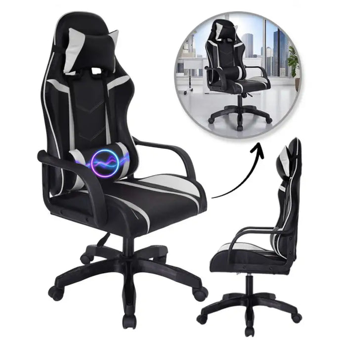 OFFICE CHAIR KO35B BLACK - WHITE - Офис столове<<<Мебели и обков<<<Мебели и интериор<<<Praktiker
