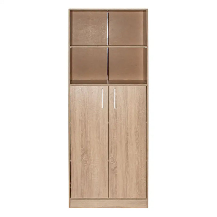OFFICE SHELF WITH 2 DOORS AND 2 SHELVES EKO E10 70X185X34 CM. SONOMA OAK - Етажерки и рафтове<<<Мебели и обков<<<Мебели