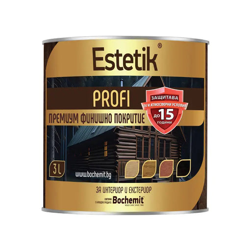 OIL-ALKYD LACQUER-IMPREGNANT PROFI 15+ ROSEWOOD 3 L BOCHEMIT ESTETIK - Импрегнанти<<<Лакове и импрегнанти за