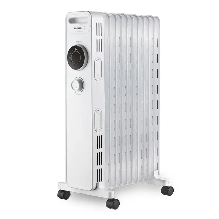 Oil cooler Kumtel KUM-1230S White - Радиатори<<<Отоплителни уреди<<<Климатици бойлери и отопление<<<ZoraSite