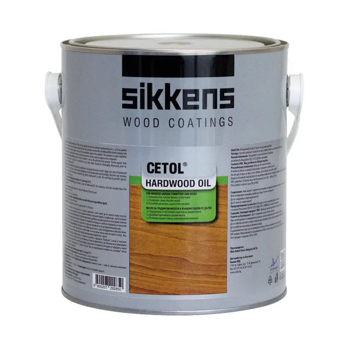 OIL FOR GARDEN FURNITURE COLORLESS 2.5 L SIKKENS HARDWOOD OIL - Масла<<<Лакове и импрегнанти за дърво<<<Бои и