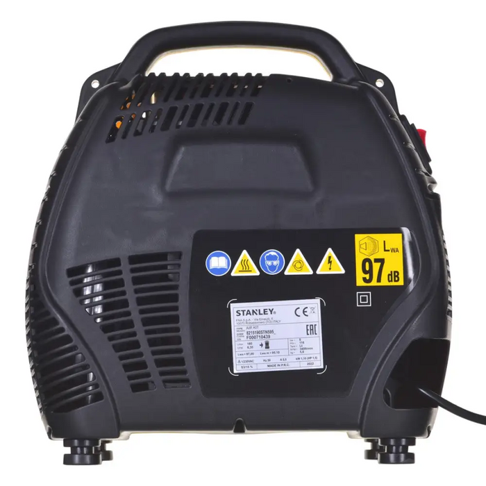 Oil-free compressor AIR KIT OL 1,1KW 8 BAR STANLEY - CompressorsNAK-KOM<<<Cordless toolsNAK<<<ActionPL