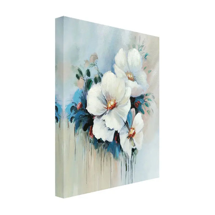 OIL PAINTING 35X35 CM. WHITE TENDERNESS - Картини<<<Декорации<<<Мебели и интериор<<<Praktiker