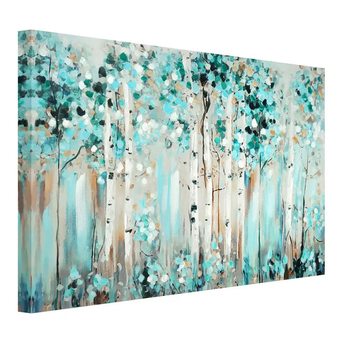 OIL PAINTING 50X70 CM BLUE FOREST - Картини<<<Декорации<<<Мебели и интериор<<<Praktiker