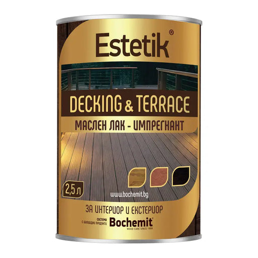 OIL VARNISH IMPREGNANT ROSEWOOD 2.5 L BOCHEMIT ESTETIK - Импрегнанти<<<Градински мебели<<<Градина<<<Praktiker