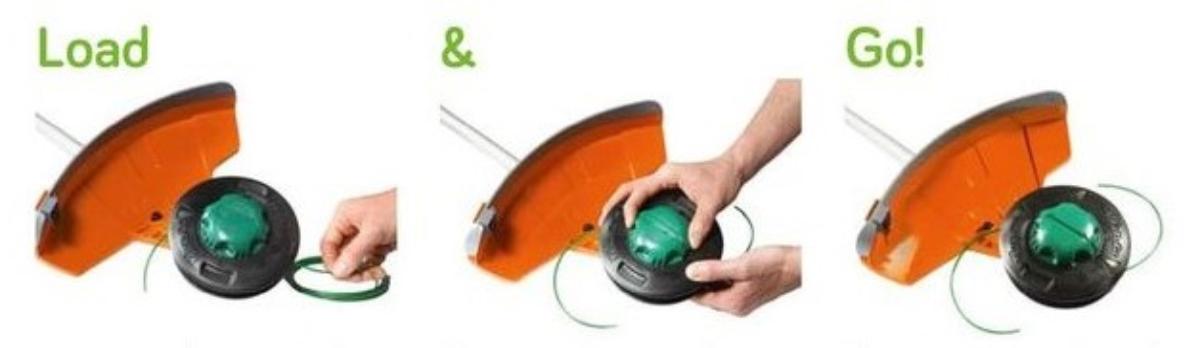 CORD HEAD OLEOMAC LOAD&GO 2.4MMФ13CM