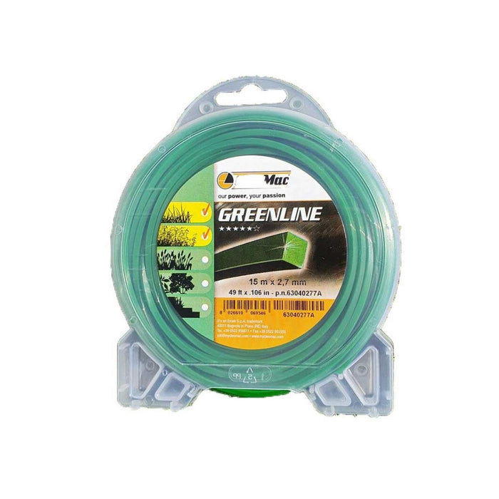 SQUARE CORD OLEO-MAC 2.7MM 15M