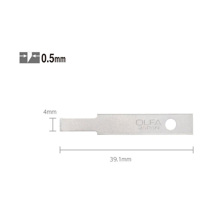 SPARE BLADE FOR MODEL KNIFE 5 PCS OLFA KB 4 NF