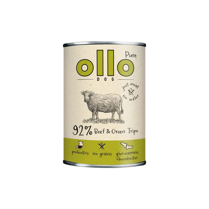 OLLO Pure Beef and Green tripe - wet dog food - 850g