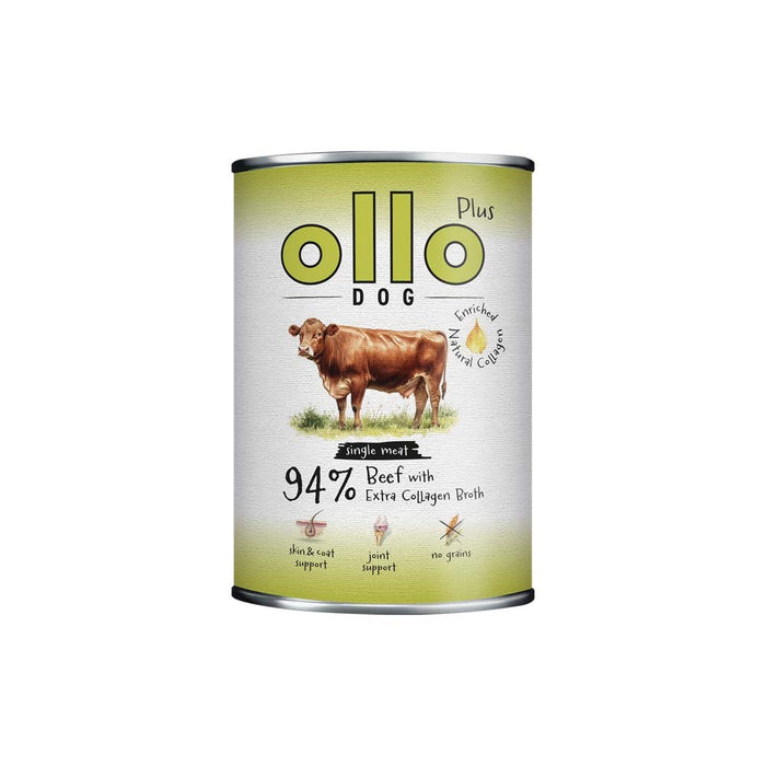 OLLO Plus Collagen Beef - wet dog food - 400g